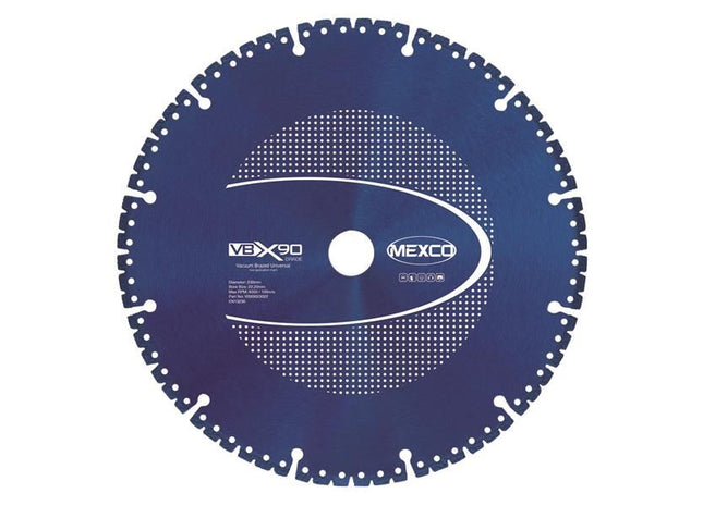 MEXCO VBX90 Grade Universal Diamond Blade 230 x 22mm MEXCO - RockBottom Northampton
