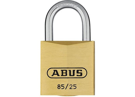 Abus Mechanical 85/25mm Brass Padlock ABUS Mechanical - RockBottom Northampton 