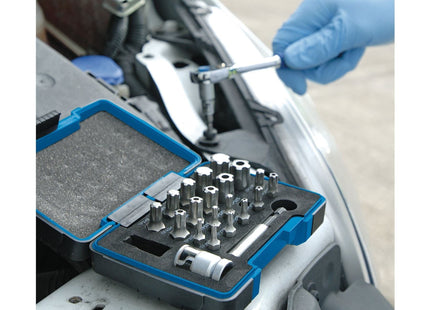 Draper TX-STAR 1/4, Plus Bit Set, 3/8" Sq. Dr. (23 Piece) 23241 Draper - Town Tools 