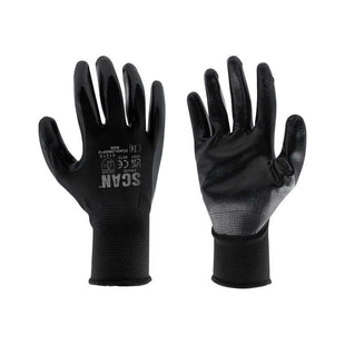Scan Seamless Inspection Gloves - M (Size 8) (Pack 12) Scan - RockBottom Nothampton