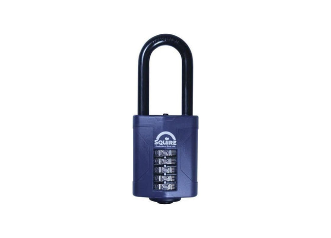 Squire CP60/2.5 Combination Padlock 5-Wheel 60mm Extra Long Shackle 63mm Squire - RockBottom Nothampton