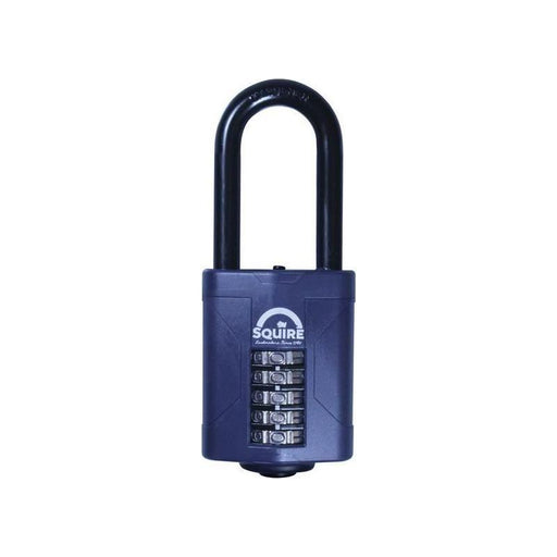 Squire CP60/2.5 Combination Padlock 5-Wheel 60mm Extra Long Shackle 63mm Squire - RockBottom Nothampton