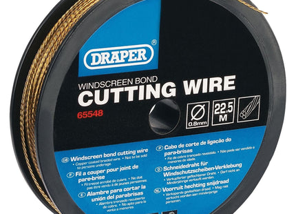 Draper Stainless Steel Braided Wire for Wire Feeder/Starter - 0.8mm, 22.5M 65548 Draper - Town Tools 