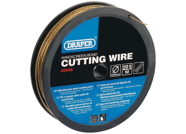 Draper Stainless Steel Braided Wire for Wire Feeder/Starter - 0.8mm, 22.5M 65548 Draper - Town Tools 