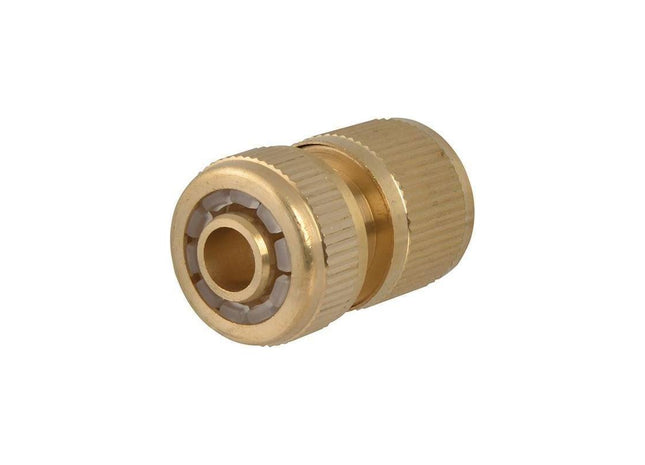 Faithfull Brass Female Water Stop Connector 12.5mm (1/2in) Faithfull - RockBottom Northampton