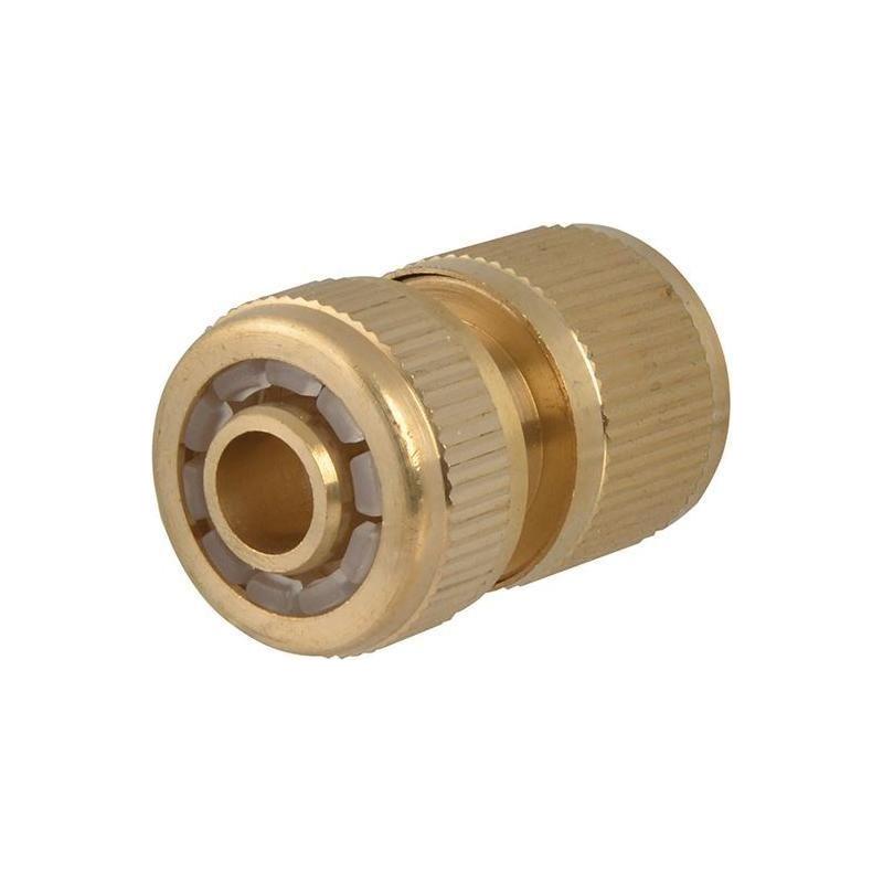 Faithfull Brass Female Water Stop Connector 12.5mm (1/2in) Faithfull - RockBottom Northampton