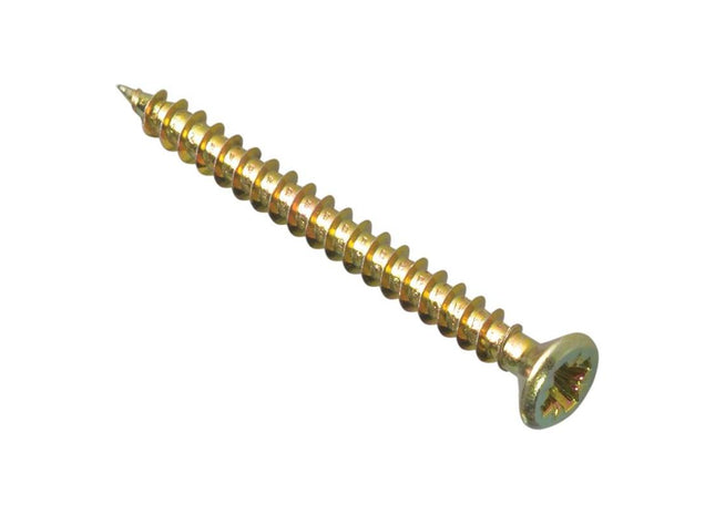 Forgefix Multi-Purpose Pozi Compatible Screw CSK ST ZYP 3.5 x 40mm Box 200 ForgeFix - RockBottom Northampton