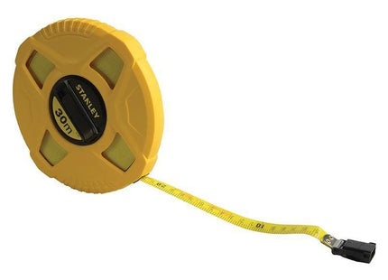 Stanley® Hand Tools Closed Case Fibreglass Long Tape 30m (Width 13mm) STANLEY® Hand Tools - RockBottom Nothampton