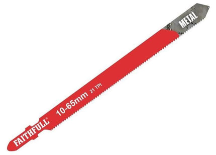 Faithfull Metal Cutting Jigsaw Blades Pack of 5 T318A Faithfull - RockBottom Northampton
