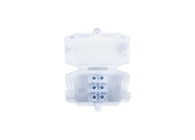 Dencon 3 Pole Connector Box 10A White Dencon - RockBottom Northampton