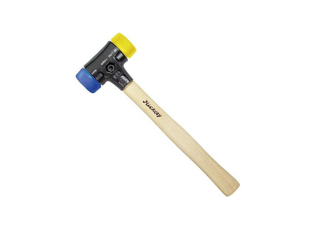 Wiha Soft-Face Safety Hammer Hickory Handle 620g Wiha - RockBottom Northampton