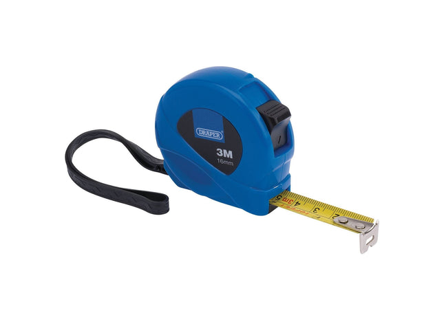 Draper Measuring Tape, 3m/10ft x 16mm, Blue 75880 Draper - Town Tools 