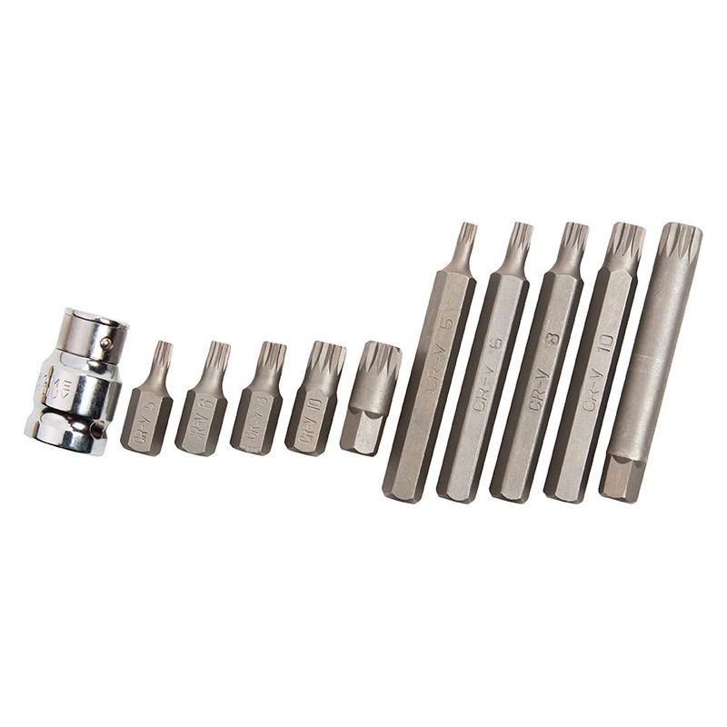 Bluespot Tools Spline Bit Set, 11 Piece BlueSpot Tools - RockBottom Northampton