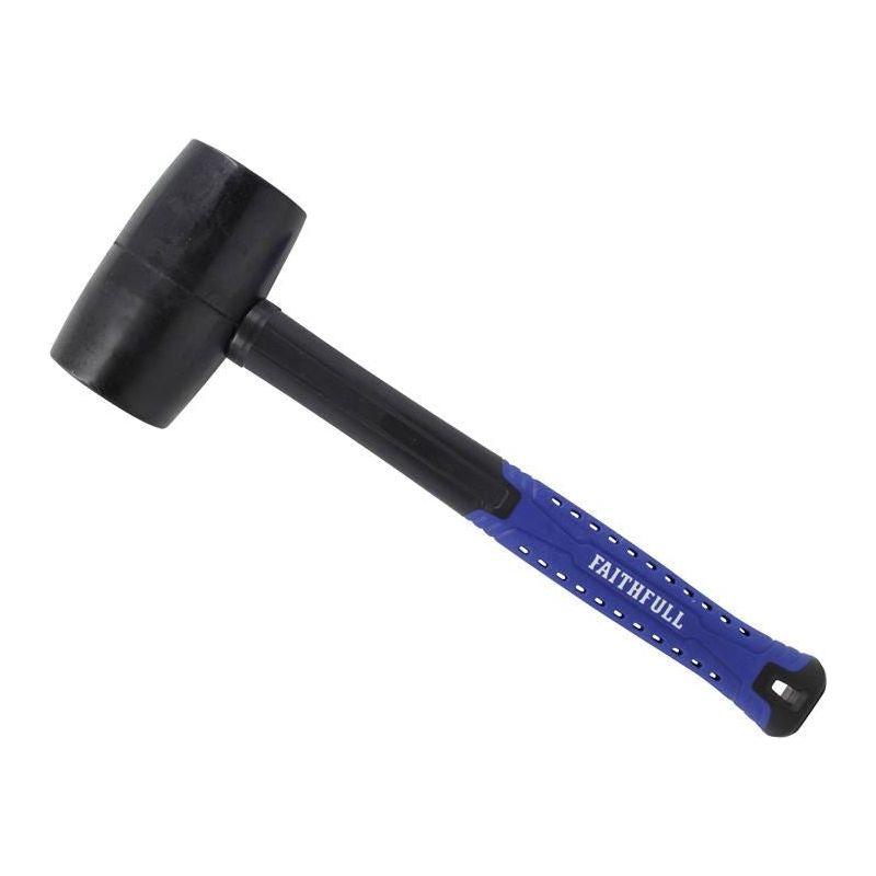 Faithfull Black Fibreglass Mallet 24oz Faithfull - RockBottom Northampton