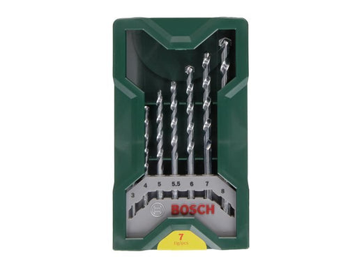 Bosch Powertool Accessories Mini-X-Line Masonry Drill Bit Set, 7 Piece Bosch Powertool Accessories - RockBottom Northampton
