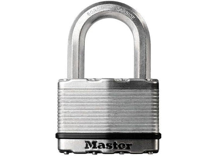 Master Lock Excell™ Laminated Steel 50mm Padlock 4-Pin - 25mm Shackle Master Lock - RockBottom Northampton