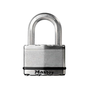 Master Lock Excell™ Laminated Steel 50mm Padlock 4-Pin - 25mm Shackle Master Lock - RockBottom Northampton