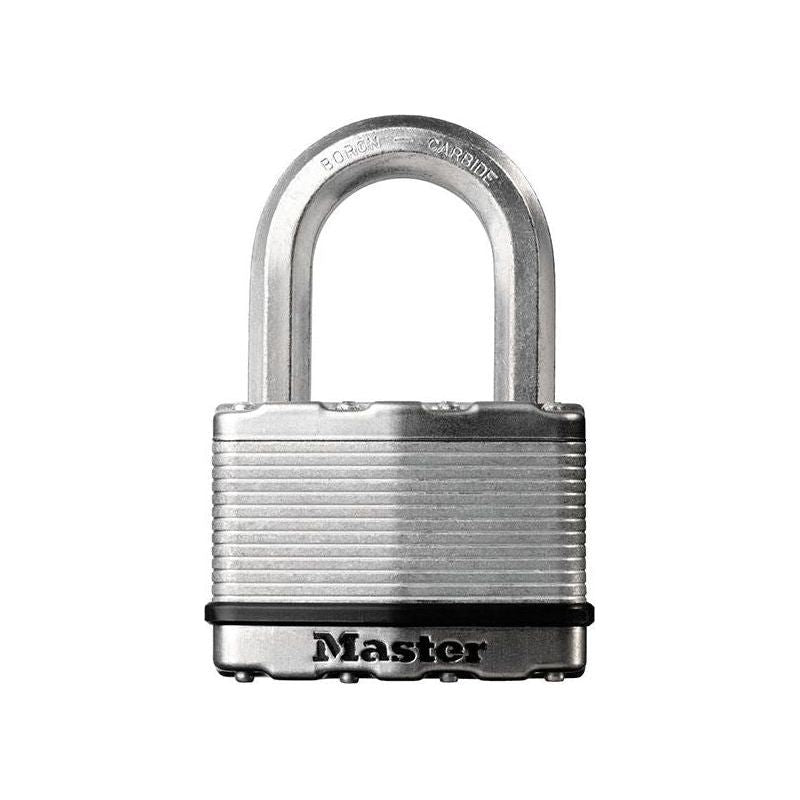 Master Lock Excell™ Laminated Steel 50mm Padlock 4-Pin - 25mm Shackle Master Lock - RockBottom Northampton