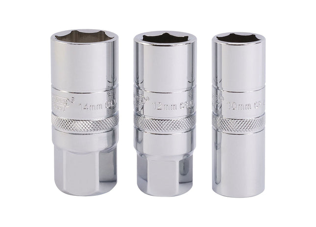 Draper Spark Plug Socket Set, 1/2" Sq. Dr. (3 Piece) 16784 Draper - Town Tools 