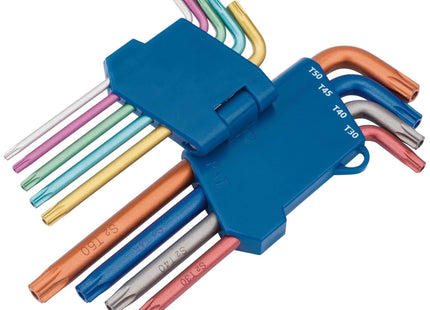 Draper TX-STAR Security Coloured Key Set (9 Piece) 22204 Draper - Town Tools 