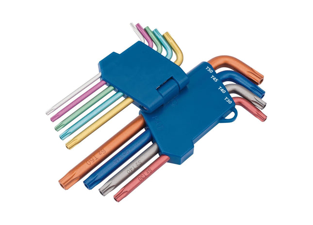 Draper TX-STAR Security Coloured Key Set (9 Piece) 22204 Draper - Town Tools 