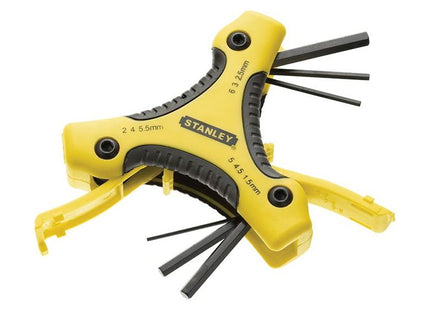Stanley® Hand Tools Metric Triangle Hexagon Key Set, 9 Piece STANLEY® Hand Tools - RockBottom Nothampton