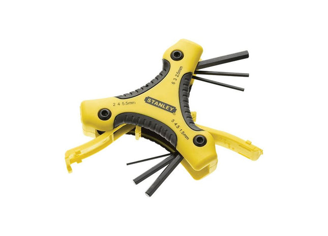Stanley® Hand Tools Metric Triangle Hexagon Key Set, 9 Piece STANLEY® Hand Tools - RockBottom Nothampton