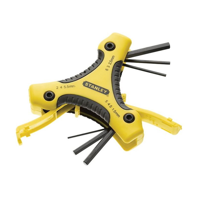 Stanley® Hand Tools Metric Triangle Hexagon Key Set, 9 Piece STANLEY® Hand Tools - RockBottom Nothampton
