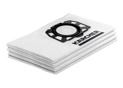 Karcher KFI 357 Fleece Filter Bags (Pack 4) Karcher - RockBottom Northampton