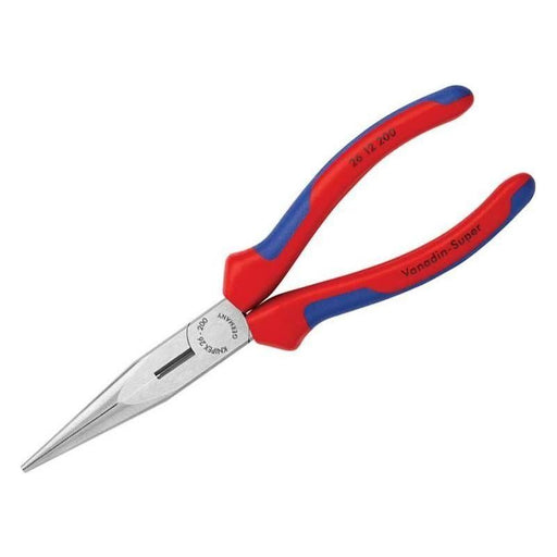 Knipex Snipe Nose Side Cutting Pliers (Stork Beak) Multi-Component Grip 200mm (8in) Knipex - RockBottom Northampton