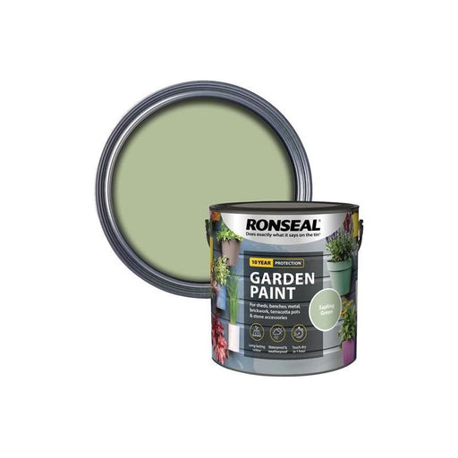Ronseal Garden Paint Sapling Green 2.5 litre Ronseal - RockBottom Nothampton