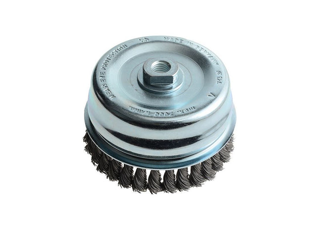 Lessmann Knot Cup Brush 125mm M14x2.0, 0.50 Steel Wire* Lessmann - RockBottom Northampton