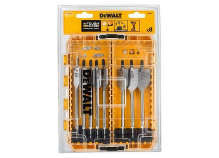 Dewalt Power Tools DT70750 Flat Drill Bit Set, 8 Piece DeWALT Power Tools - RockBottom Northampton