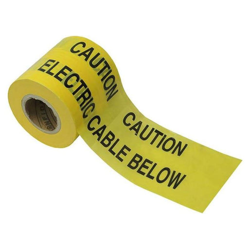 Faithfull Warning Tape 365m - Electric Faithfull - RockBottom Northampton