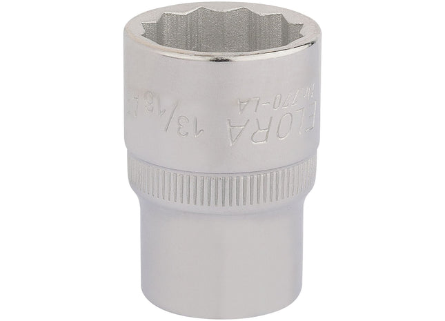 Draper Elora Bi-Hexagon Socket, 1/2" Sq. Dr., 13/16" 24434 Draper - Town Tools 