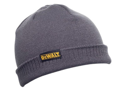 Dewalt Power Tools Knitted Beanie Hat - Grey DeWALT Power Tools - RockBottom Northampton