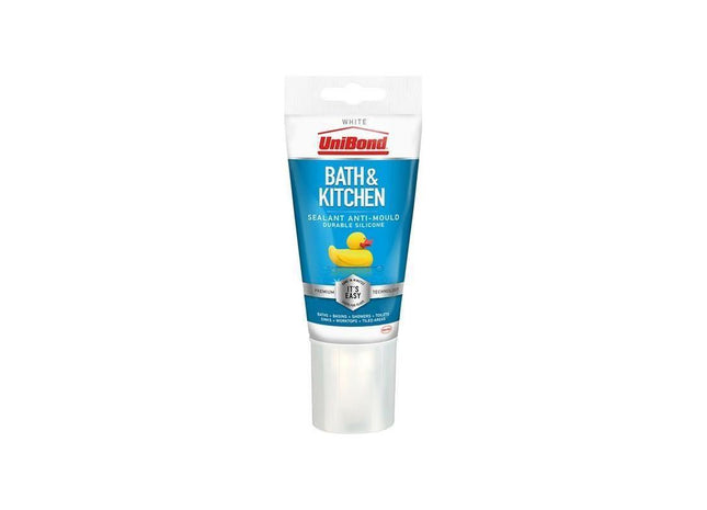 Unibond Healthy Kitchen & Bathroom Anti Mould Sealant White Tube 147g UniBond - RockBottom Northampton