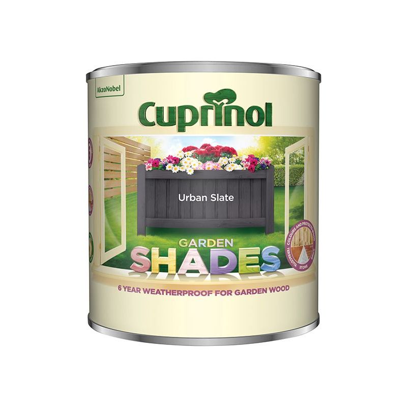 Cuprinol Garden Shades Urban Slate 1 litre Cuprinol - RockBottom Northampton