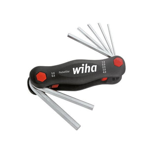 Wiha PocketStar Hex Key Set, 7 Piece (1.5-6mm) Wiha - RockBottom Northampton