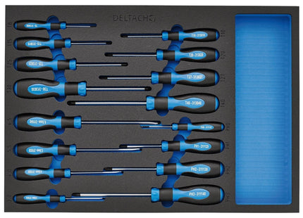 Draper Bunker Screwdriver Set in EVA Foam Inlay (16 Piece) Draper - Town Tools