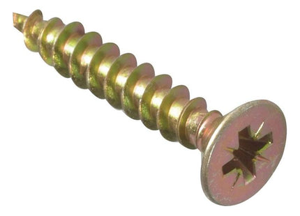 Forgefix Multi-Purpose Pozi Compatible Screw CSK ST ZYP 5.0 x 30mm Box 200 ForgeFix - RockBottom Northampton