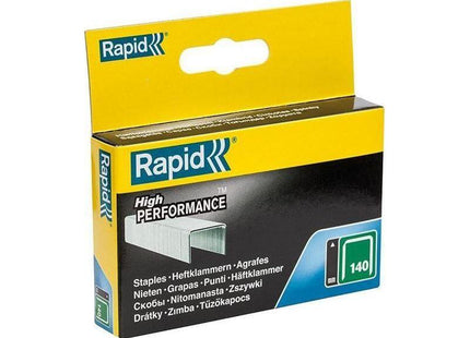 Rapid 140/10 10mm Galvanised Staples (Box 2000) Rapid - RockBottom Nothampton