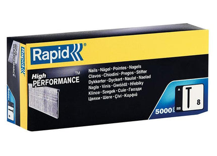 Rapid No.8 Brad Nails 18Ga 25mm (Box 5000) Rapid - RockBottom Nothampton