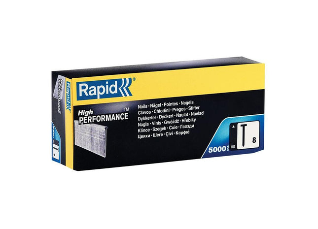 Rapid No.8 Brad Nails 18Ga 25mm (Box 5000) Rapid - RockBottom Nothampton