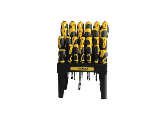 Stanley® Hand Tools 062142 Screwdriver Set in Rack, 26 Piece STANLEY® Hand Tools - RockBottom Nothampton