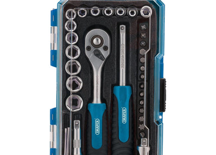 Draper Socket Set, 1/4" Sq. Dr. (35 Piece) 04777 Draper - Town Tools 