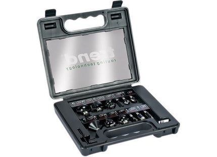 Trend SS8TC 1/4in TCT Router Bit Starter Set, 12 Piece Trend - RockBottom Northampton