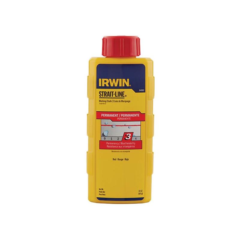 Irwin® Strait-Line® Chalk Refill Red 227g (8oz) IRWIN® STRAIT-LINE® - RockBottom Northampton