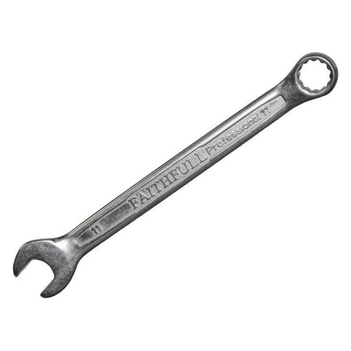 Faithfull Combination Spanner CV Satin Finish 11mm Faithfull - RockBottom Northampton