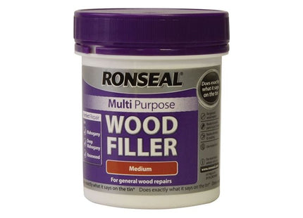 Ronseal Multipurpose Wood Filler Tub Medium 250g Ronseal - RockBottom Nothampton